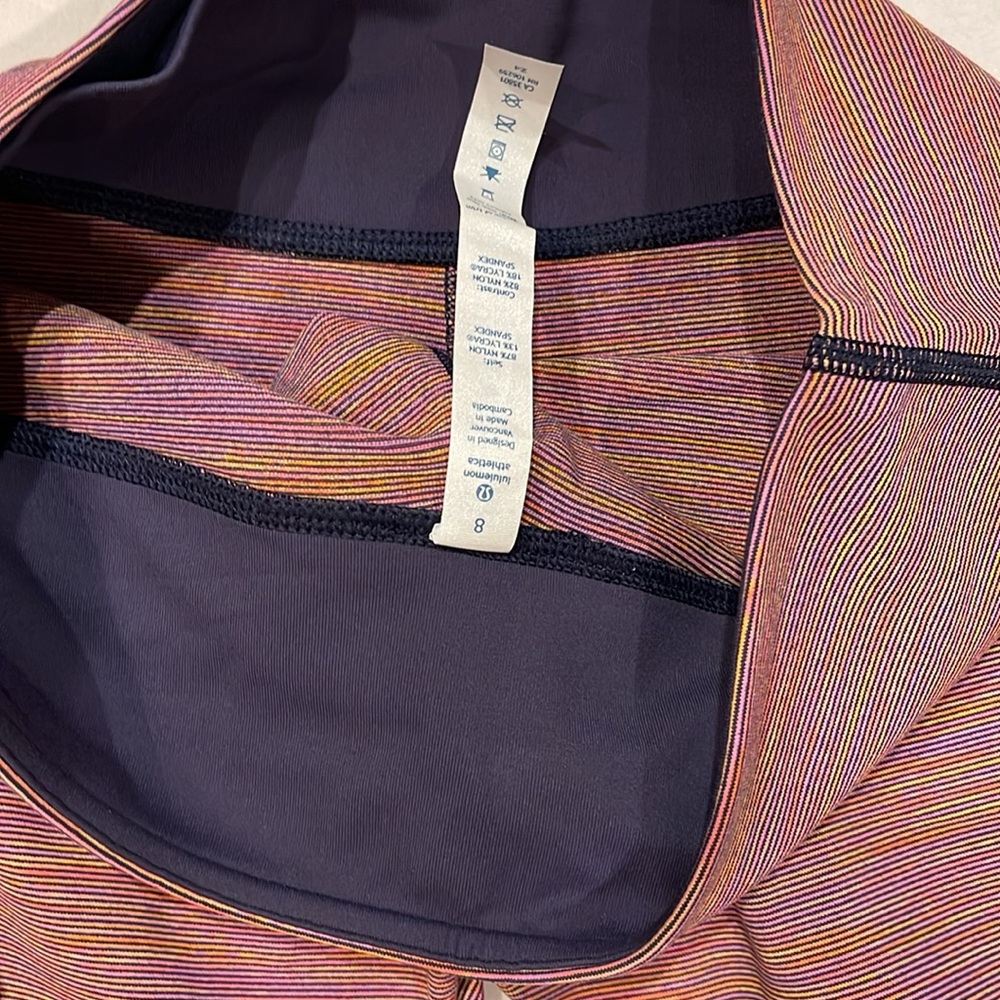 NWT Lululemon Wunder Under Crop 8 - Picture 4 of 5